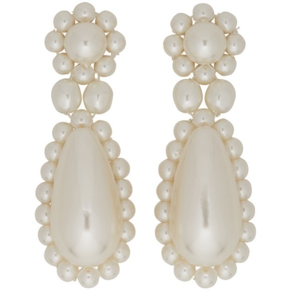 SIMONE ROCHA
Imitation Pearl Drop Earrings - Picture 3 of 5
